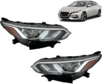 2020 2021 2022 Nissan Sentra S/SV Halogen Headlights Assembly Left/Right Side