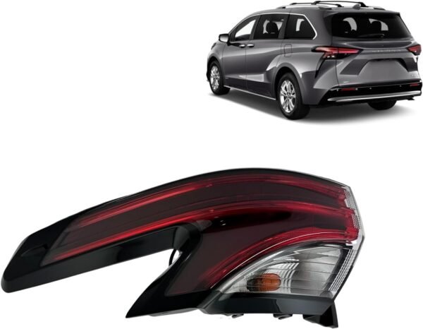 2021 Toyota Sienna outer Tail Light Left, 2023 Toyota Sienna outer Tail Light Left, 2022 Toyota Sienna outer Tail Light Left