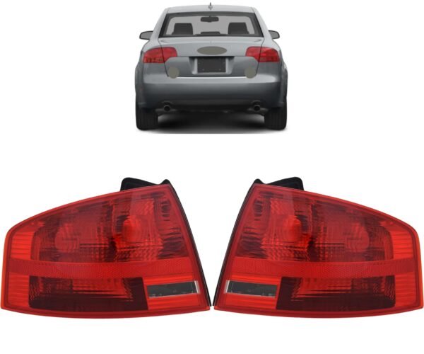 2005 2006 2007 2008 Audi A4 Tail Light Outer pair