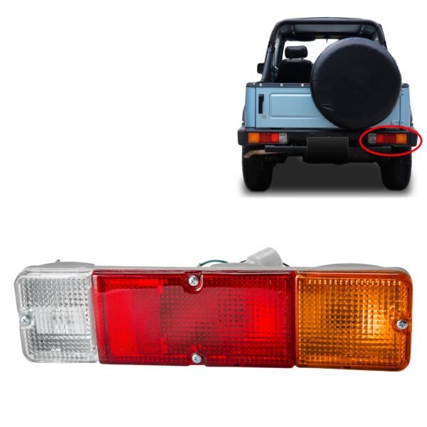 Suzuki Samurai JL, JX SE, JS, JX, Base, JA 1986-1995 Halogen Tail Light Assembly Left / Driver Side