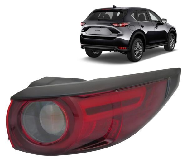 2017 2018 2019 2020 2021 Mazda CX-5 LED Tail Light Assembly with Bulbs, Outer Right/Passenger Side