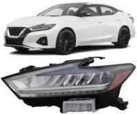 Nissan Maxima LED Headlight Assembly 2019 2020 2021 S, SL, SR, SV, Platinum, 40th Anniversary Left/Driver Side