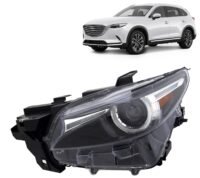 Mazda CX-9 2016-2023 LED Headlamp Headlight Assembly with AFS, with Bulbs, Left/Driver Side,