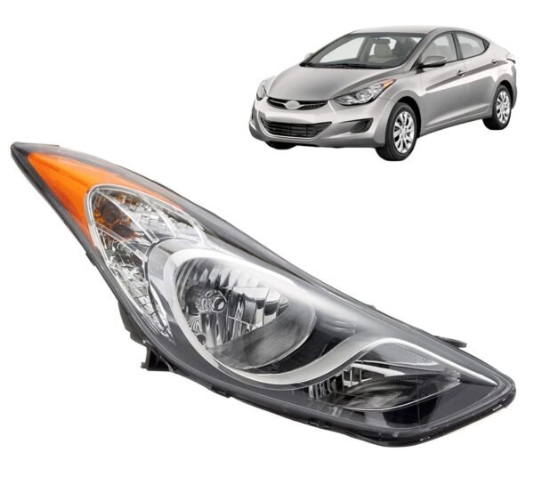 Hyundai Elentra 2011-2013 GLS/Limited Halogen Headlight Headlamp Assembly Right/Passenger Side